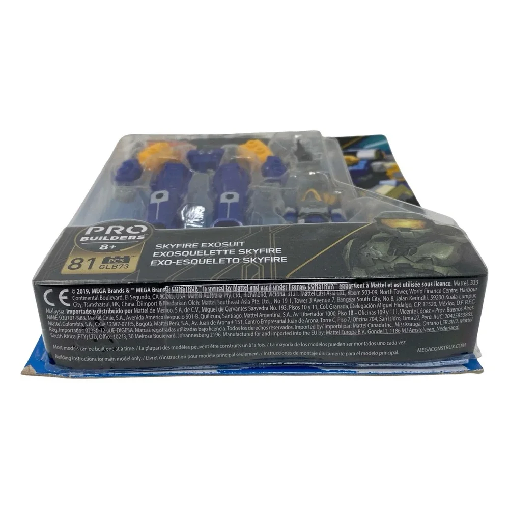 Mega Construx Halo UNSC Marine Defense GFT67 & Skyfire Exosuit GLB73 Set New